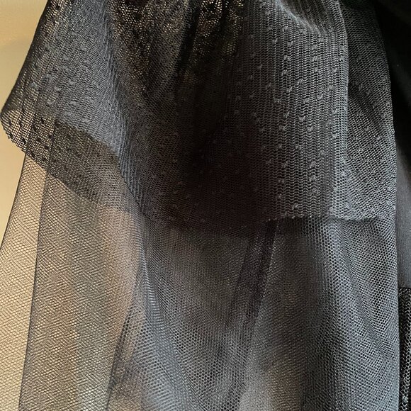 French Connection Sheer Off-The-Shoulder Mesh Bustier Dress - Picture 7 of 7